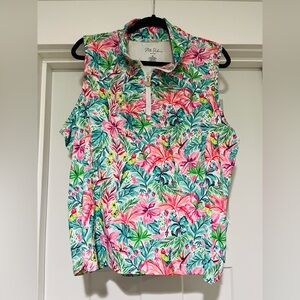 Stella Parker Sleeveless Golf Shirt/Polo. Size XL.